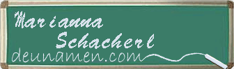 Marianna Schacherl Visitenkarte